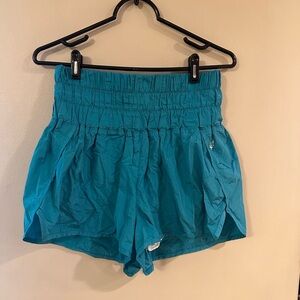 FP Movement The Way Home Teal Women's Shorts Size L